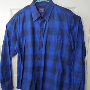 UNTUCKit XL Plaid Mens Button down Shirt XL